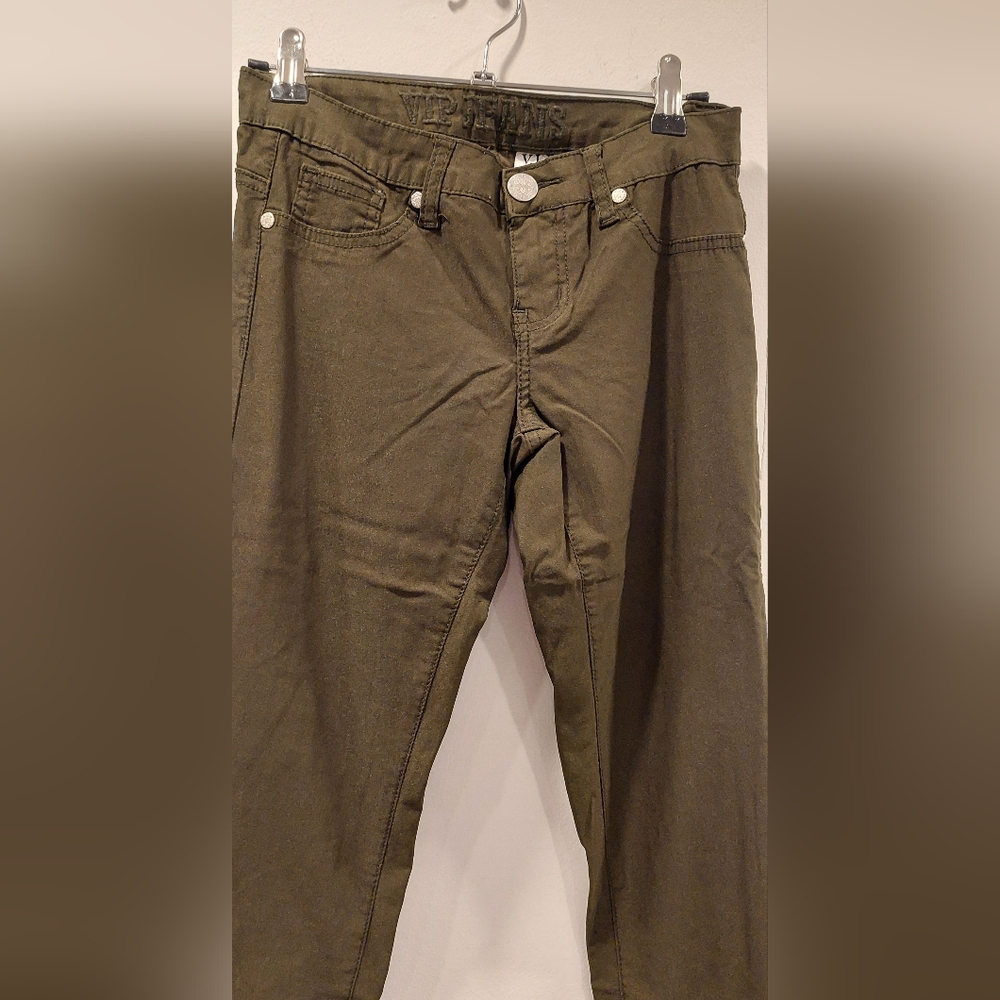 Green Slim Fit Jeans with Modern Appeal - Picture 2 of 7